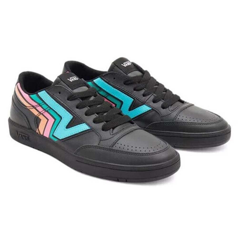 #76 Brand new Vans Lowland CC faded black/multi sneakers - Picture 1 of 14